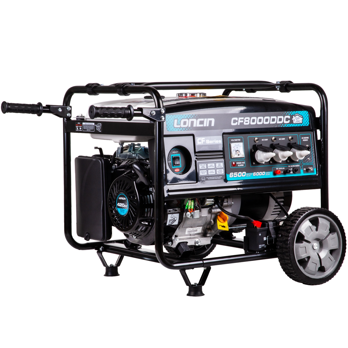 204666 CF8000DDC EUR5 JENERATÖR 6,5 kW MARŞLI