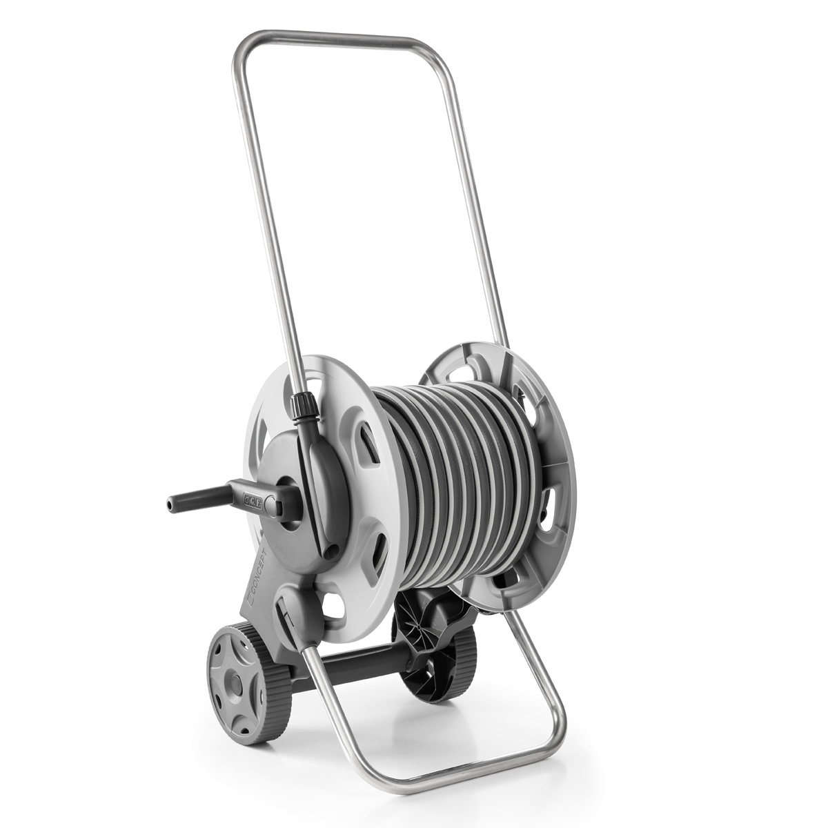 205141 HORTUM MAKARASI 1/2" 25m HORTUMLU TEKERLEKLİ METAL