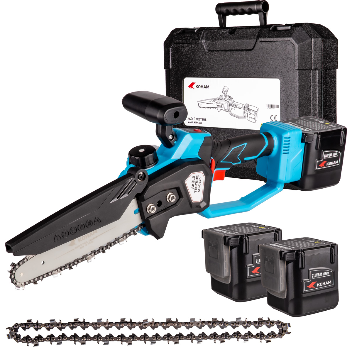 203327 KH-CS20 AKÜLÜ TESTERE ÇİFT AKÜLÜ 5.0 Ah