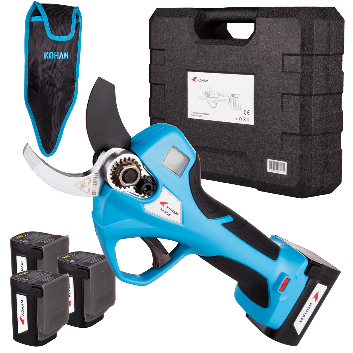 204305 KH-S32K BUDAMA MAKASI 32mm KIZAKLI ÜÇ AKÜLÜ SENSÖR