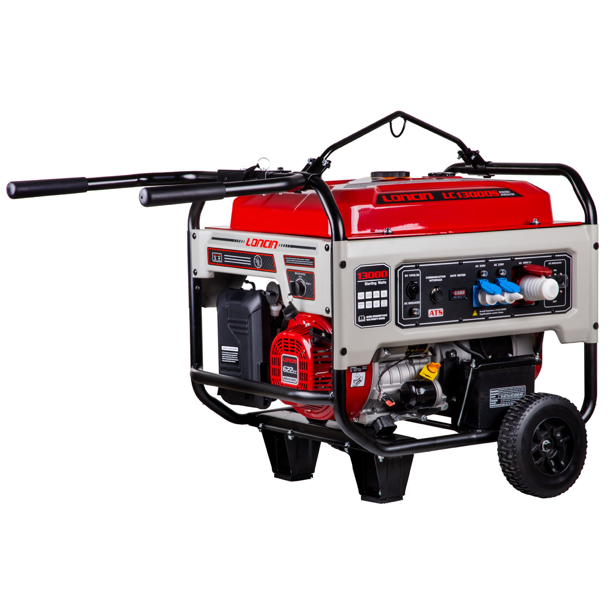 204277 LC13000S EUR5 JENERATÖR 10 kW MARŞLI ATS SOKETLİ 