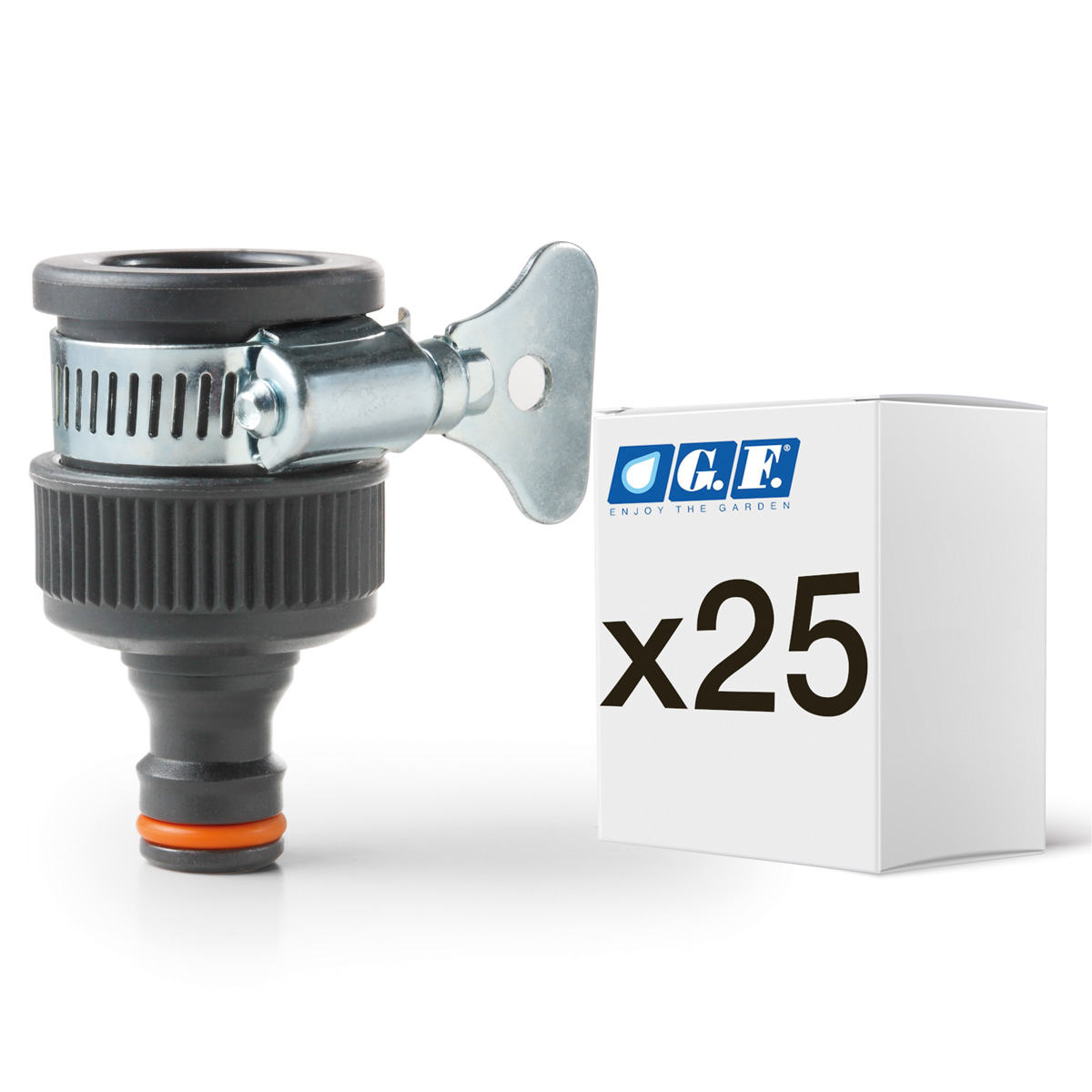 204541 MUSLUK BAĞLANTISI (12-18mm) KELEPÇELİ (25 Lİ)