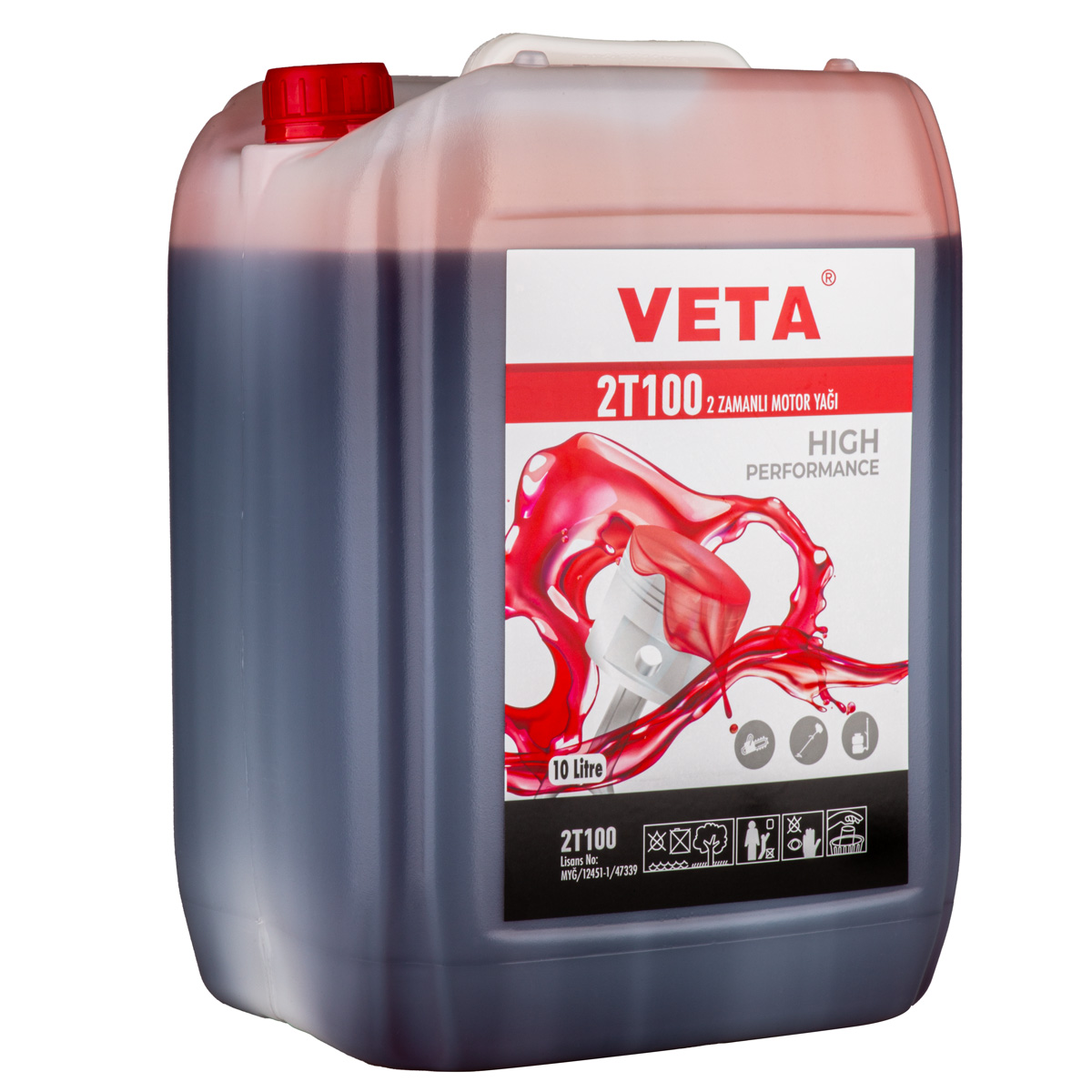 200122 YAĞ,İKİ ZAMANLI MOTOR 10Lt